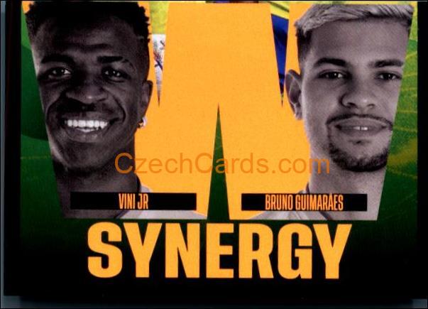 Vini Jr. & Bruno Guimarães 2/2 2024 Panini World Class sticker #62