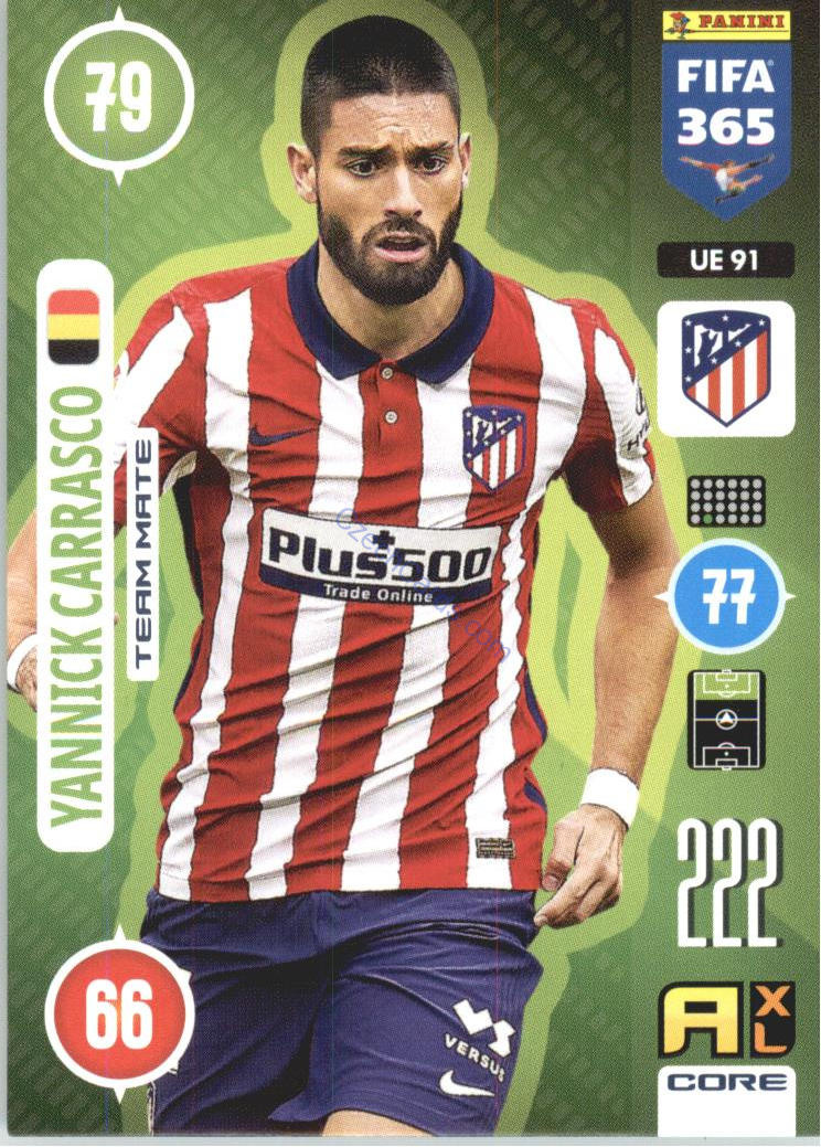 Yannick Carrasco 2021 FIFA 365 Adrenalyn #UE91