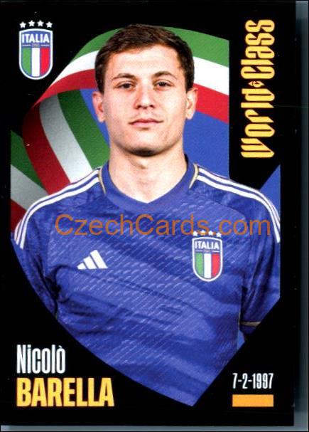Nicolo Barella 2024 Panini World Class sticker #123