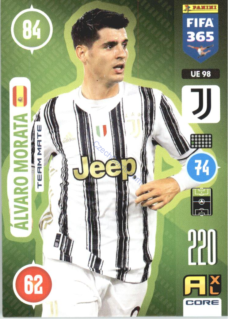 Álvaro Morata 2021 FIFA 365 Adrenalyn #UE98