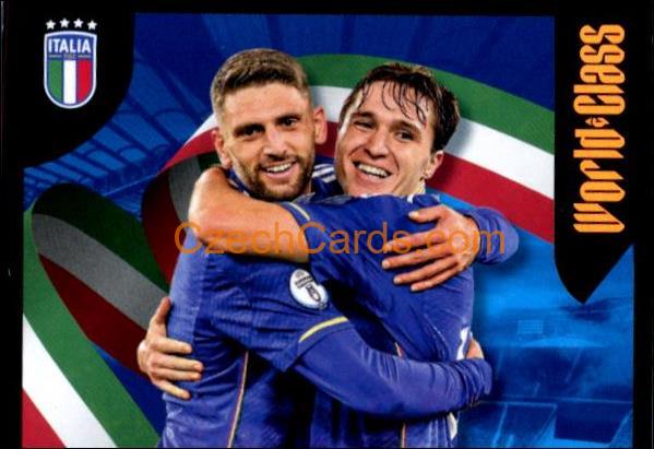 Domenico Berardi & Federico Chiesa 1/2 2024 Panini World Class sticker #139