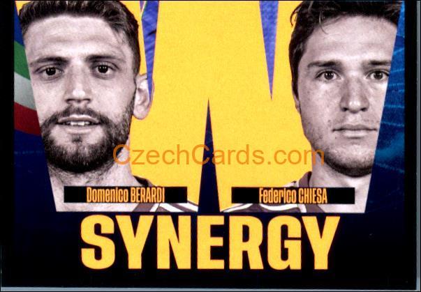 Domenico Berardi & Federico Chiesa 2/2 2024 Panini World Class sticker #140