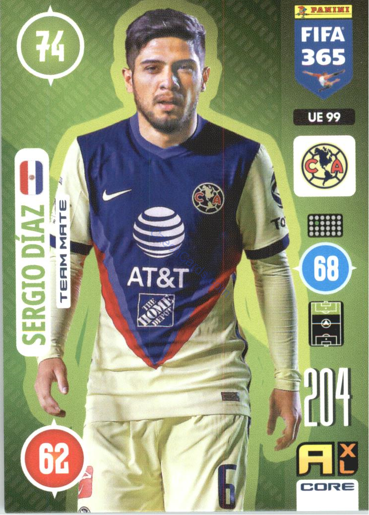 Sergio Díaz 2021 FIFA 365 Adrenalyn #UE99