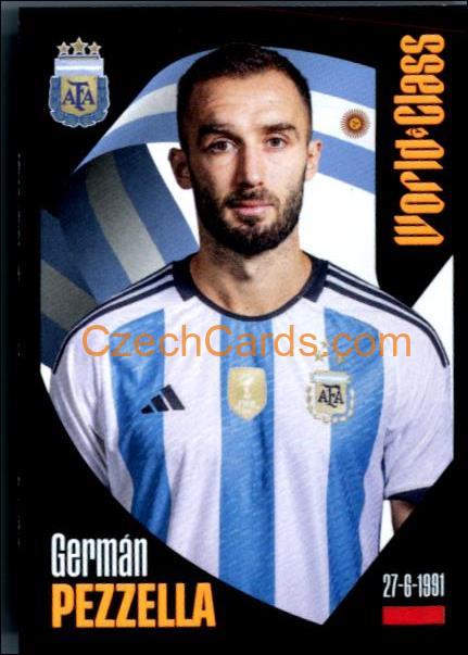 Germán Pezzella 2024 Panini World Class sticker #156