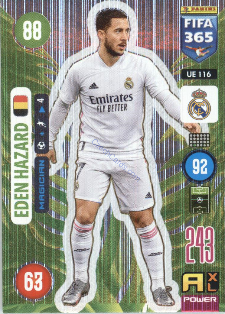 Eden Hazard 2021 FIFA 365 Adrenalyn Magician #UE116