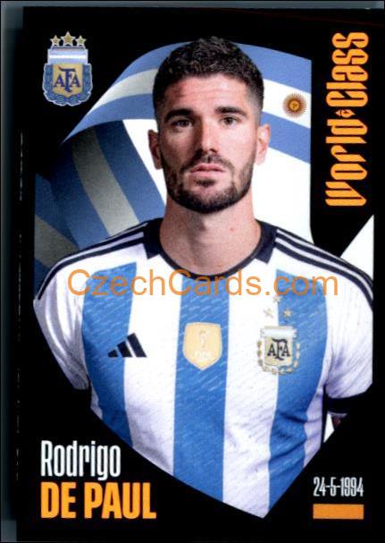Rodrigo de Paul 2024 Panini World Class sticker #163