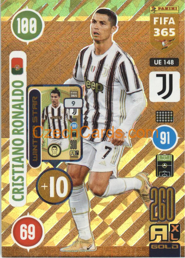 Cristiano Ronaldo 2021 FIFA 365 Adrenalyn Winter Star #UE148