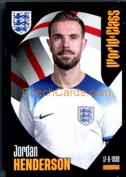 Jordan Henderson 2024 Panini World Class sticker #281