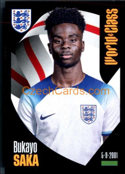 Bukayo Saka 2024 Panini World Class sticker #286