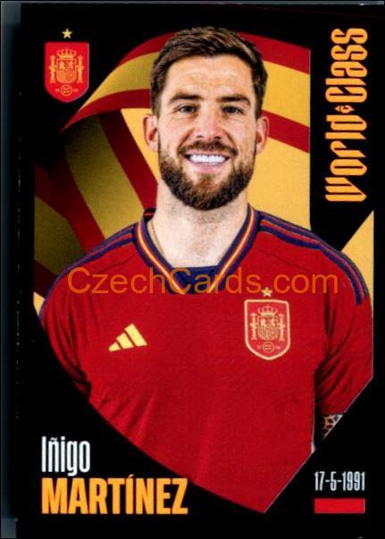 Iñigo Martínez 2024 Panini World Class sticker #312