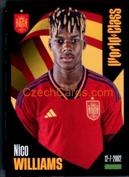 Nico Williams 2024 Panini World Class sticker #322