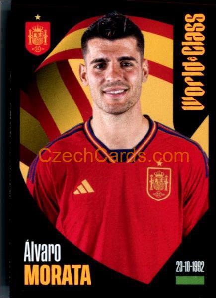 Alvaro Morata 2024 Panini World Class sticker #326
