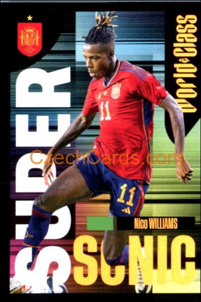 Nico Williams – Supersonic 2024 Panini World Class sticker #331