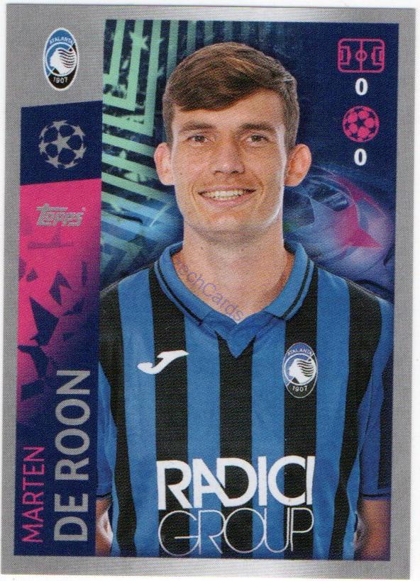 Marten de Roon 2019/20 Topps sticker #17