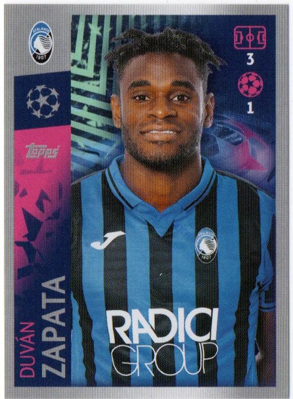 Duván Zapata 2019/20 Topps sticker #22