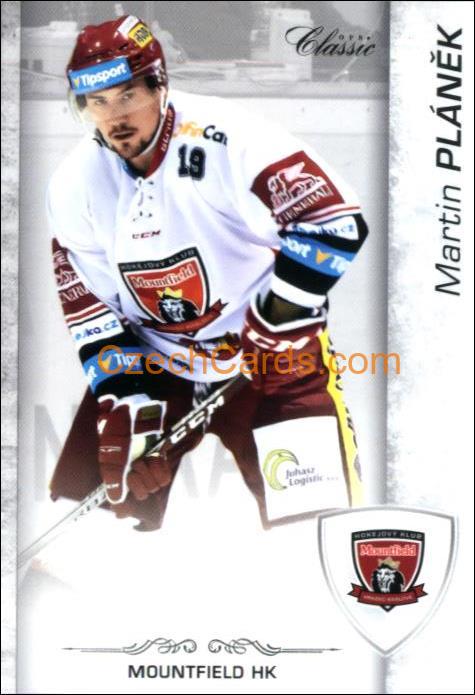 Martin Pláněk 2017/18 OFS hokejová karta #34