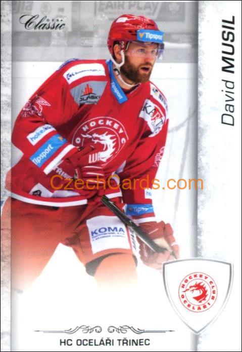 David Musil 2017/18 OFS hokejová karta #61