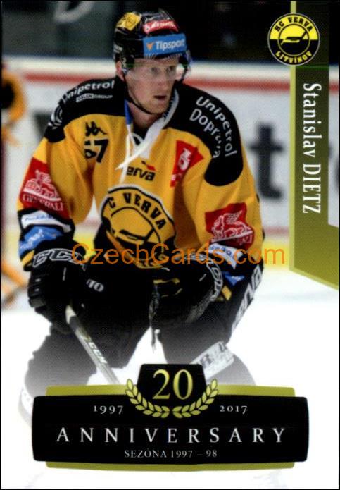 Stanislav Dietz 2017/18 OFS hokejová karta Retro #91