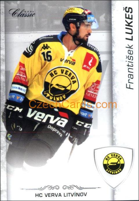 František Lukeš 2017/18 OFS hokejová karta #95