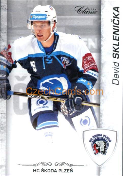 David Sklenička 2017/18 OFS hokejová karta #107