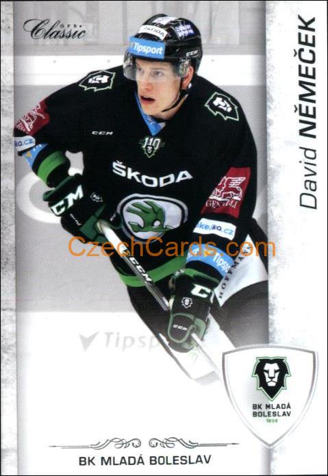 David Němeček 2017/18 OFS hokejová karta #136