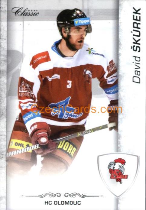 David Škůrek 2017/18 OFS hokejová karta #146