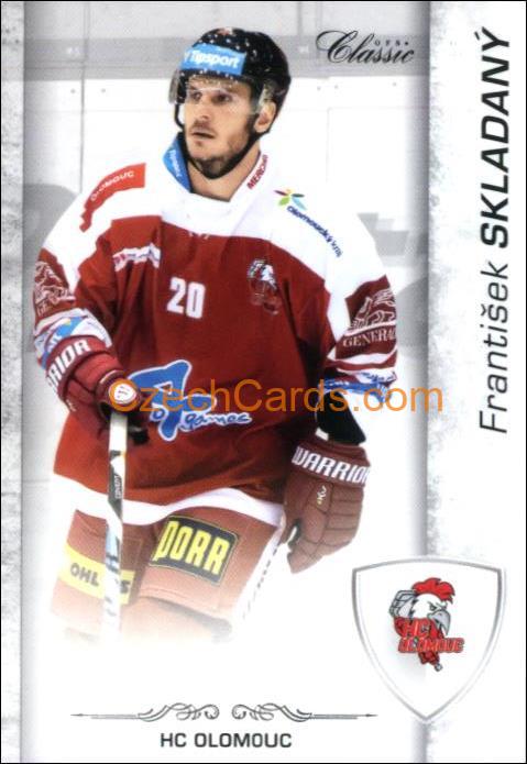 František Skladaný 2017/18 OFS hokejová karta #155