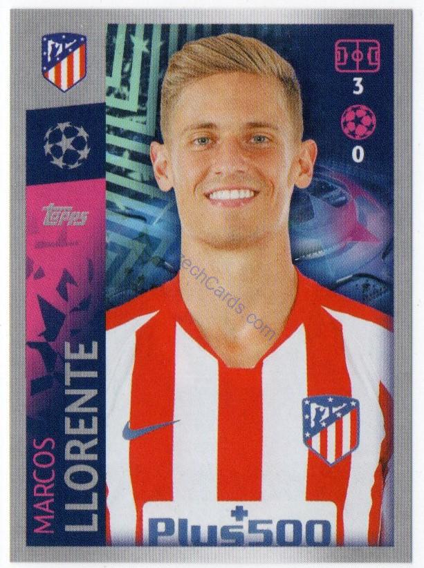 Marcos Llorente 2019/20 Topps sticker #37