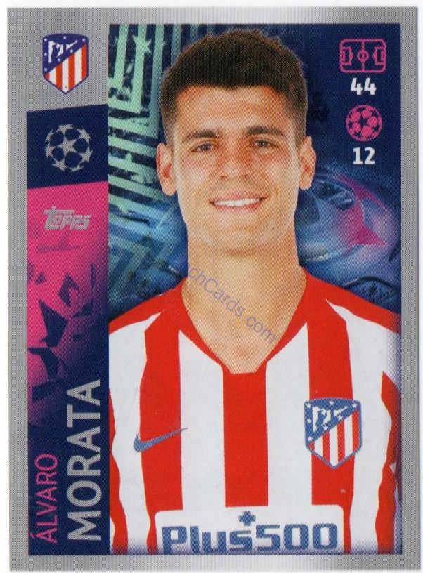 Alvaro Morata 2019/20 Topps sticker #39