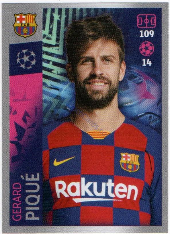 Gerard Piqué 2019/20 Topps sticker #47