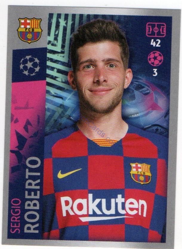Sergi Roberto 2019/20 Topps sticker #50