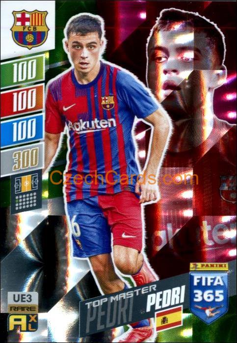 Pedri 2022 Panini Adrenalyn XL Fifa 365 Top Master #UE3
