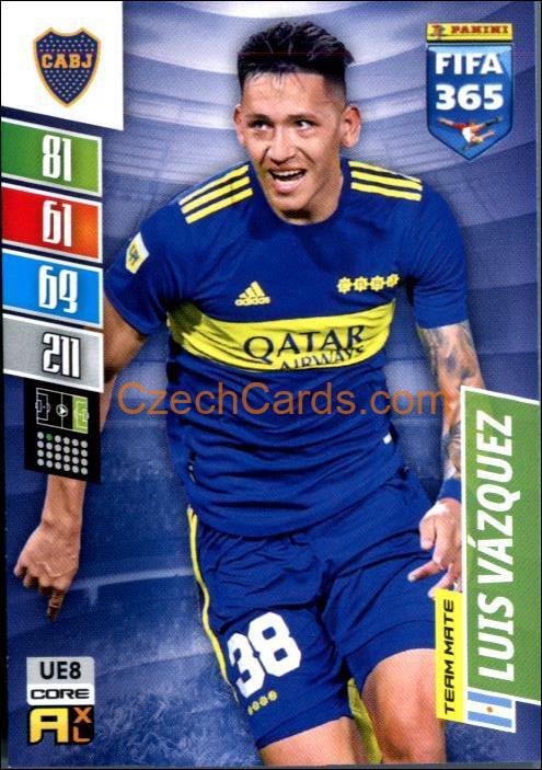 Luis Vázquez 2022 Panini Adrenalyn XL Fifa 365 #UE8