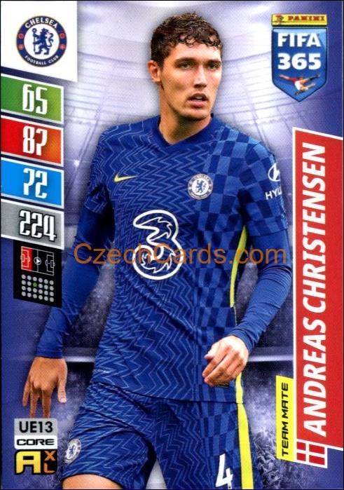 Andreas Christensen 2022 Panini Adrenalyn XL Fifa 365 #UE13