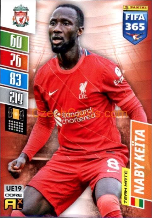 Naby Keita 2022 Panini Adrenalyn XL Fifa 365 #UE19
