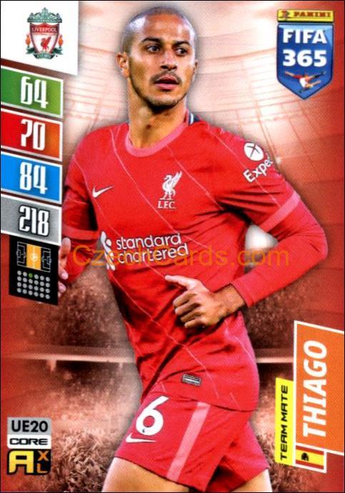 Thiago 2022 Panini Adrenalyn XL Fifa 365 #UE20