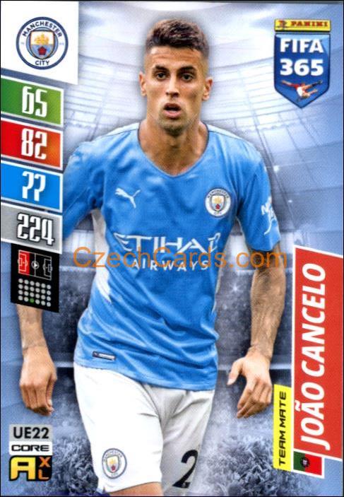 Joao Cancelo 2022 Panini Adrenalyn XL Fifa 365 #UE22