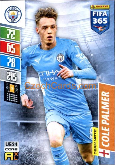 Cole Palmer 2022 Panini Adrenalyn XL Fifa 365 #UE24