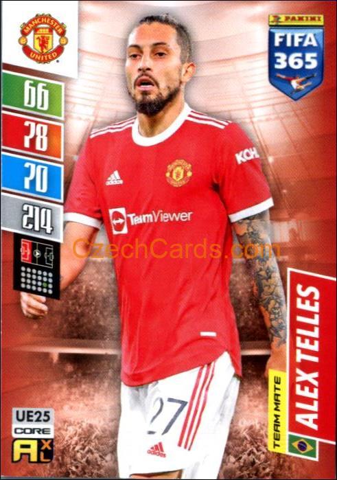 Alex Telles 2022 Panini Adrenalyn XL Fifa 365 #UE25