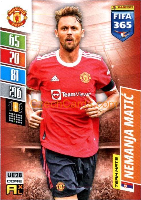 Nemanja Matic 2022 Panini Adrenalyn XL Fifa 365 #UE28