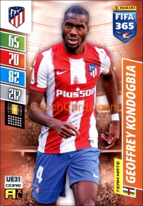 Geoffrey Kondogbia 2022 Panini Adrenalyn XL Fifa 365 #UE31