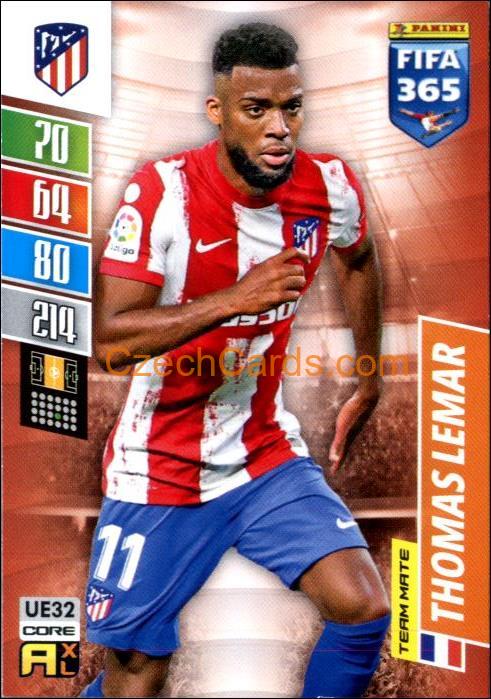 Thomas Lemar 2022 Panini Adrenalyn XL Fifa 365 #UE32