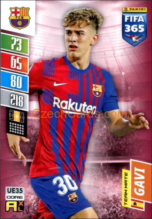 Gavi 2022 Panini Adrenalyn XL Fifa 365 #UE35