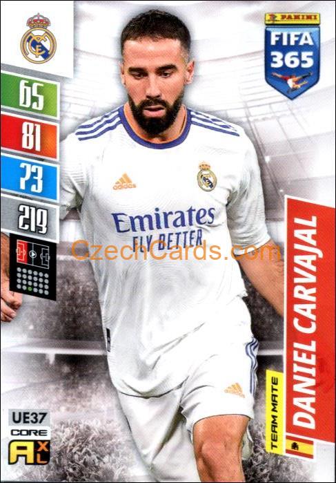Daniel Carvajal 2022 Panini Adrenalyn XL Fifa 365 #UE37