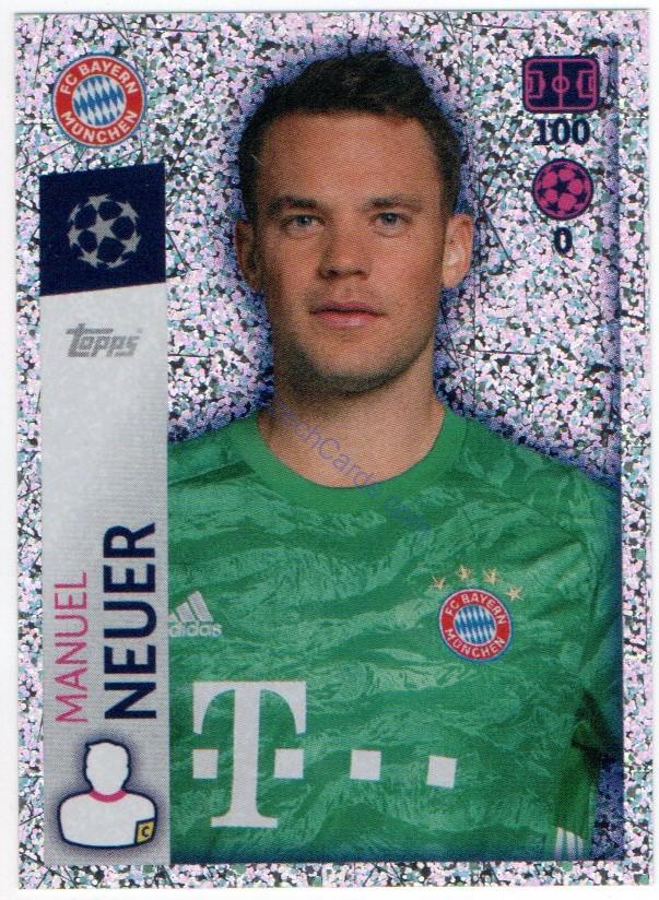 Manuel Neuer 2019/20 Topps sticker #83