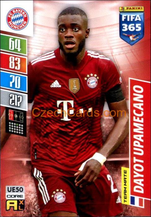 Dayot Upamecano 2022 Panini Adrenalyn XL Fifa 365 #UE50