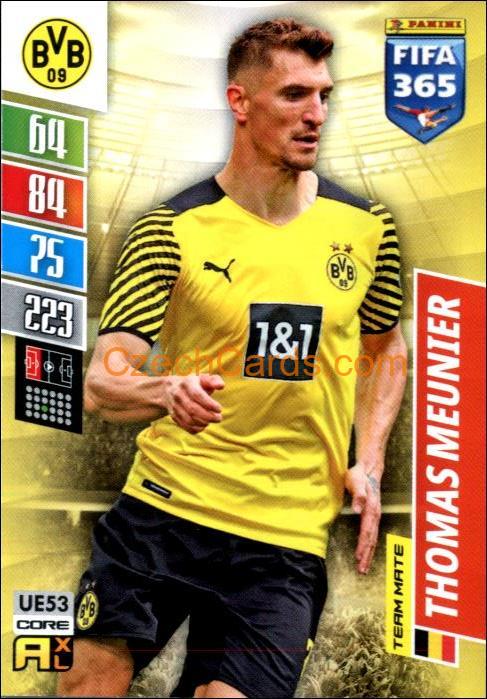 Thomas Meunier 2022 Panini Adrenalyn XL Fifa 365 #UE53