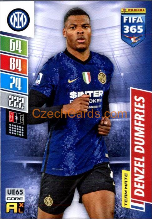 Denzel Dumfries 2022 Panini Adrenalyn XL Fifa 365 #UE65