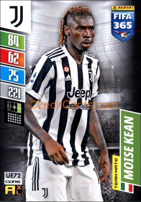 Moise Kean 2022 Panini Adrenalyn XL Fifa 365 #UE72