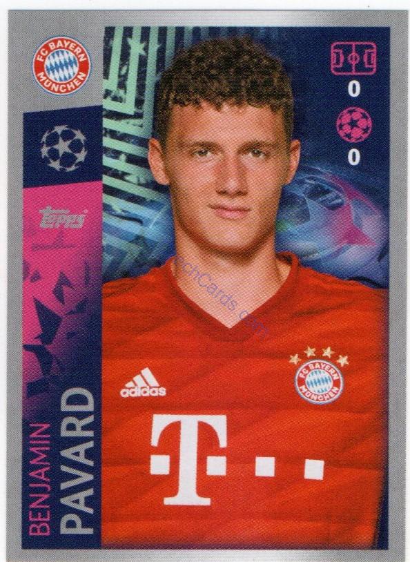 Benjamin Pavard 2019/20 Topps sticker #86